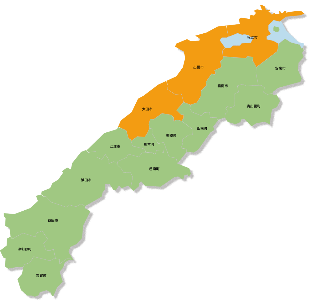 対応エリアマップ